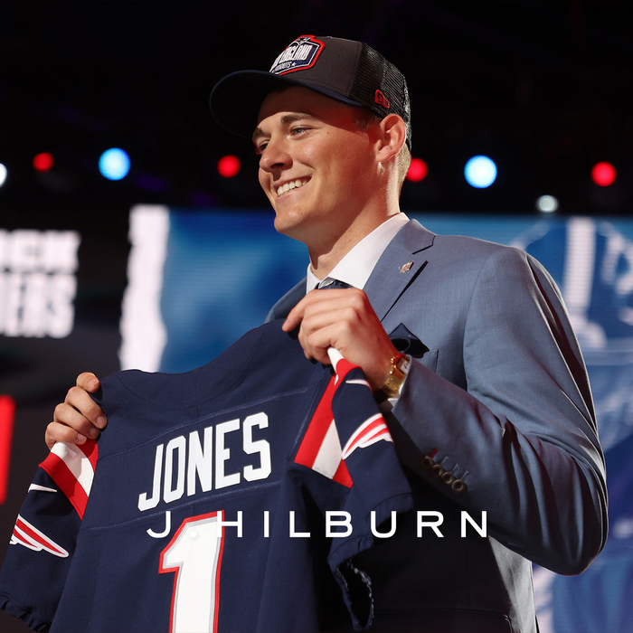 Mac Jones NFL Draft Night On Stage 2