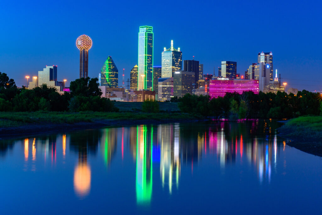Dallas Skyline at night